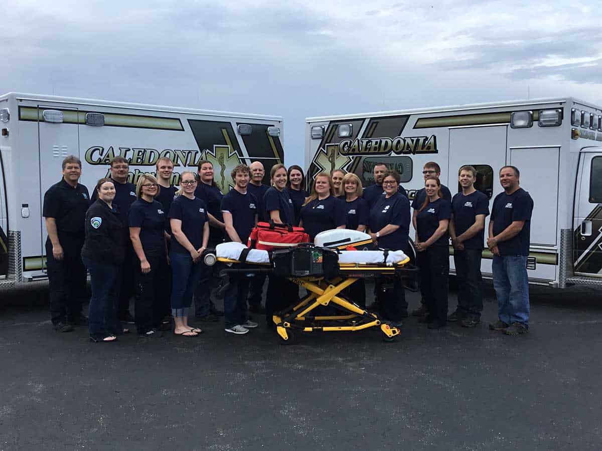 Caledonia Ambulance Team Photo