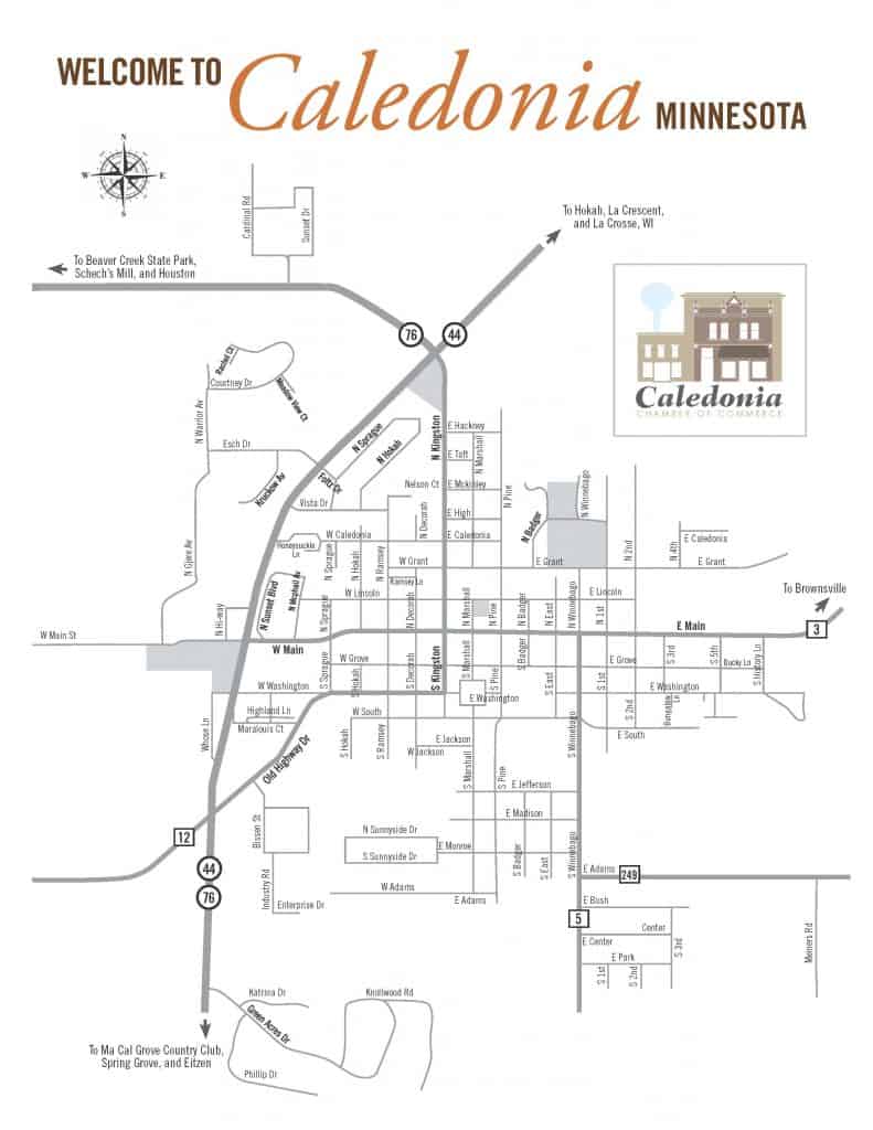 Chamber of Commerce City of Caledonia Minnesota